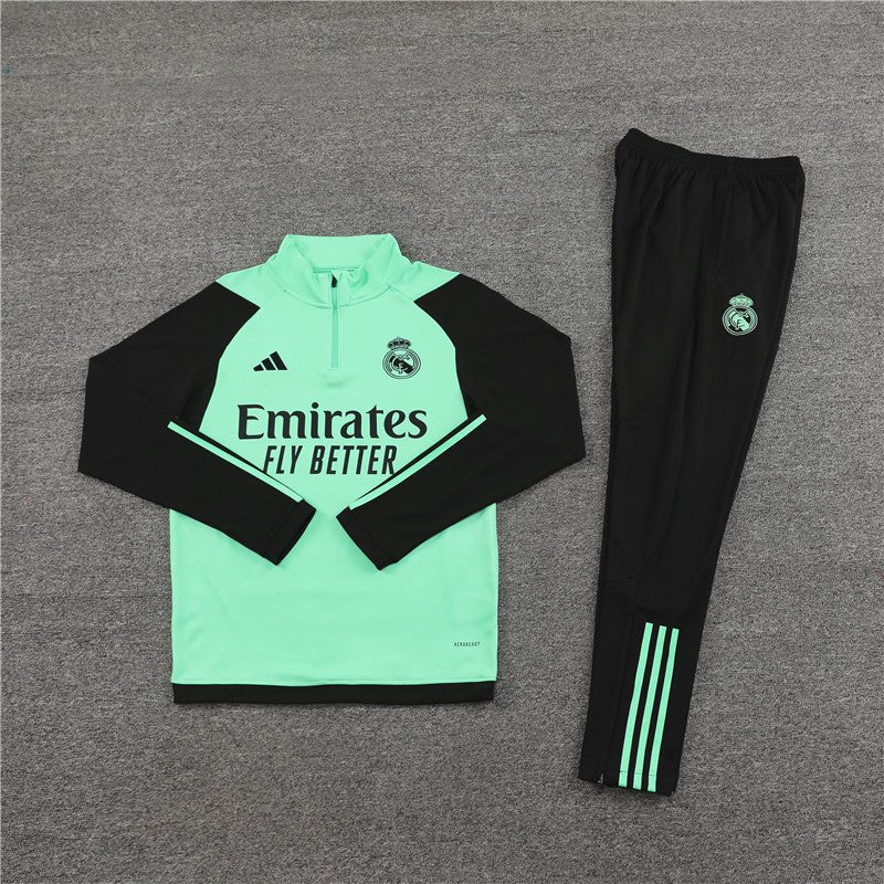 Real Madrid "Emerald Phase" Premium Tracksuit from FootballPrestige.shop - Premium Concept kits
