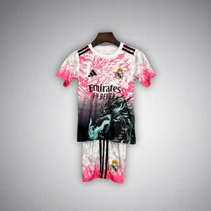 Real Madrid "Flameborn" Premium Kids Size Kit from FootballPrestige.shop - Premium Concept kits