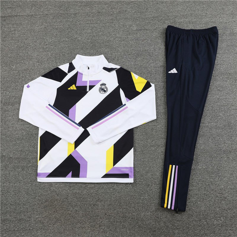 Real Madrid "Galactico" Premium Tracksuit from FootballPrestige.shop - Premium Concept kits