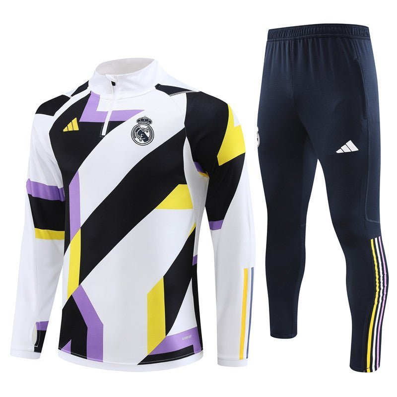 Real Madrid "Galactico" Premium Tracksuit from FootballPrestige.shop - Premium Concept kits