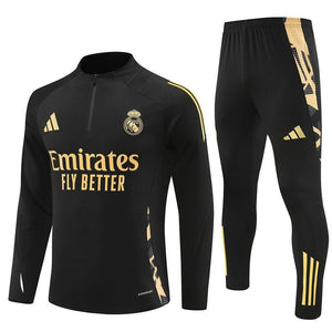 Real Madrid "Golden Era" Premium Tracksuit from FootballPrestige.shop - Premium Concept kits