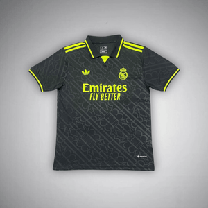 Real Madrid "Noir Galáctico" Premium Kit from FootballPrestige.shop - Premium Concept kits