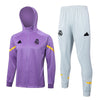 Real Madrid Purple and White Premium Tracksuit from FootballPrestige.shop - Premium Concept kits