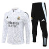 Real Madrid "White Armor" Premium Tracksuit from FootballPrestige.shop - Premium Concept kits