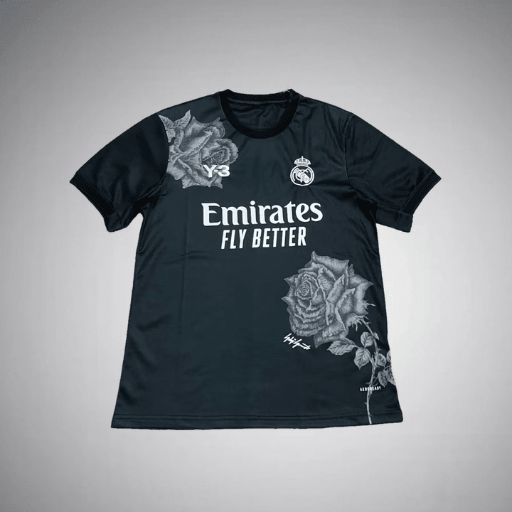 Real Madrid x Y3 4th Black Kit from FootballPrestige.shop - Premium Concept kits