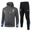 Tottenham Gray and Black Premium Tracksuit from FootballPrestige.shop - Premium Concept kits